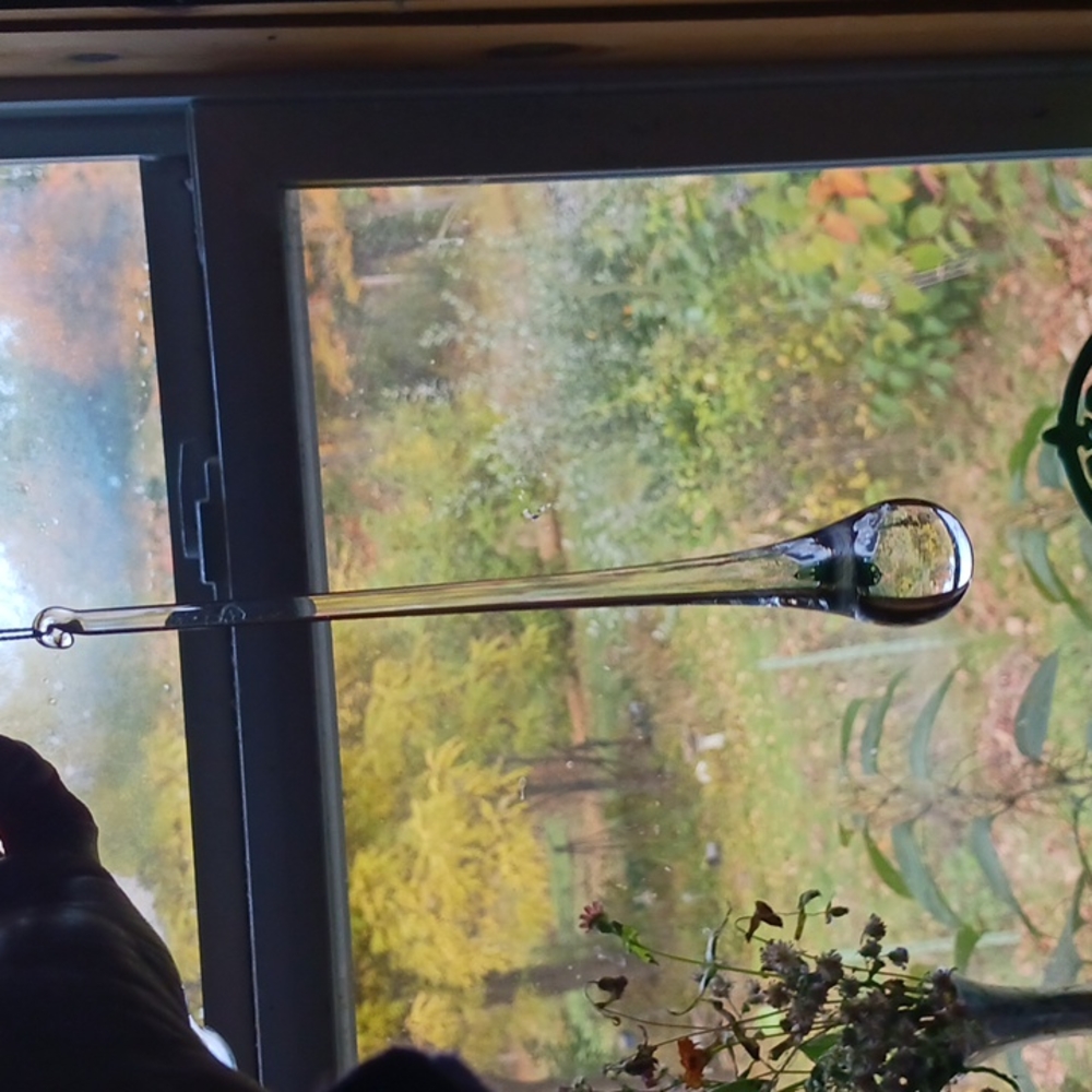 Home Window Crystal 6 3/4" long Mint